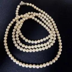 パールネックレス　シンプル　結婚式　ロング 卒業式 入学式 卒園式　入園