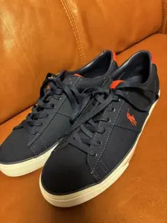Polo Ralph Lauren スニーカー ネイビー レッドのサムネイル
