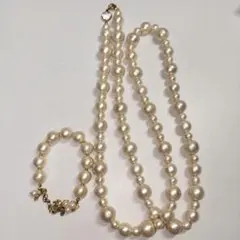 コットンパール ネックレス ブレスレット