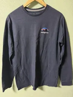 Patagonia スカイライン ステンシル ロンT ネイビーのサムネイル