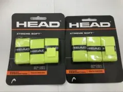 HEAD（ヘッド） グリップテープ 3本入り 蛍光イエロー 【2SET】