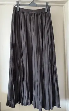 SLOBE IENAタフタワッシャープリーツスカート