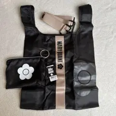 MARY QUANT エコバッグ ブラック　新品のサムネイル