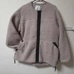 niko and... フリースジャケット ベージュ