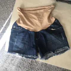 マタニティデニム ショートパンツ