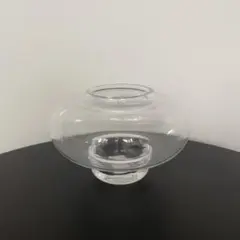 ハット フラワーベース ビンテージ ガラス - メルカリ
