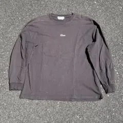 Faded long シティーボーイ系 ロングTシャツ グレー バックプリント