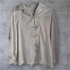 チャイナ　Mサイズ 長袖シャツ