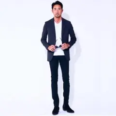 干場義雅さん愛用 GAP Vネック 白Tシャツ M 着丈お直し済
