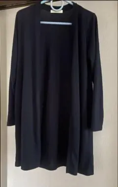 chocol raffine robe ネイビー ロングカーディガン フリー