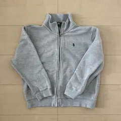 Polo Ralph Lauren ジップアップ トレーナー 120 グレー