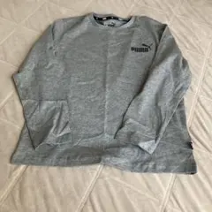 PUMA グレー 長袖カットソー 140cm