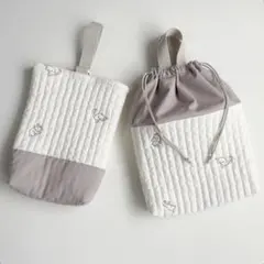 ヌビ　恐竜　ダイナソー　お着替え袋　シューズ入れ　入園入学　男の子　女の子