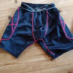 Mizuno スライディングパンツ 160サイズ ブラック/レッド