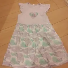 ユニコーン柄 ノースリーブワンピース