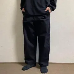 【美品】UNIQLO U ワイドフィットチノ ブラック W82 完売品