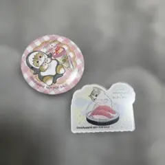 くら寿司　モフサンド　缶バッジ　アクリルステッカー　キャラ　コラボ　グッズ