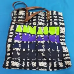 ANNA SUI （未使用）ショッパー風大容量かっこいいトートバッグ
