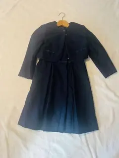 ファミリア　ネイビー フォーマルドレス ジャケット付き サイズ125