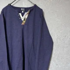 TAKEO KIKUCHI タケオキクチ 長袖 和風 ボタンネック 2 M