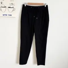 ザラベーシック　ウエストゴム　アンクルパンツ　カジュアル　リラックス