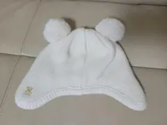 Familiar　白ニット帽　サイズ49～51