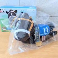 タイトーくじ　C賞　ナリタブライアン　マスコットバッジ　ぬいぐるみ
