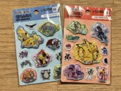 韓国ダイソー ポケモン ウォーターシール 2枚セット