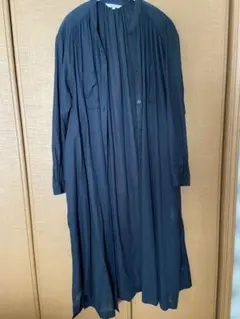 【美品】PLST 黒 シャツワンピース