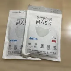 AIRism 洗える防塵マスク 3枚入り Mサイズ　2組