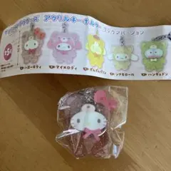 サンリオキャラクターズ アクリルキーホルダー ラテクマ ハローキティ
