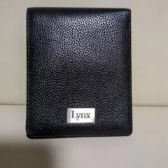 Lynx 二つ折り財布 黒