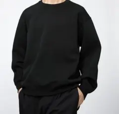 ユニクロc オーバーサイズスウェットシャツ ブラックS