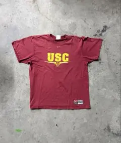 90s 00s NIKE USC ロゴT-shirt 赤