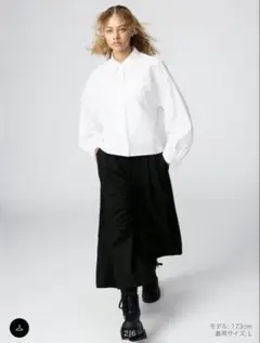 新品未使用　UNIQLO C コットンコクーンシャツ