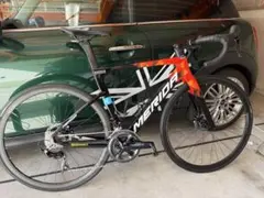 さきりろ様専用　MERIDA ロードバイク カーボンディスクブレーキのサムネイル