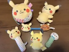 ポケモン モンポケ　ベビー用おもちゃ6点セットのサムネイル