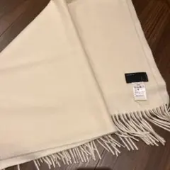 nobleカシミヤストール　ホワイトのサムネイル