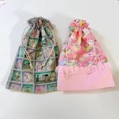 オーダー うー様専用 635.636 巾着袋