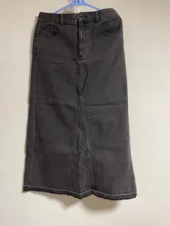 GU デニムロングスカート