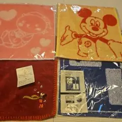 ミッキー＆ディズニー等タオルハンカチセット