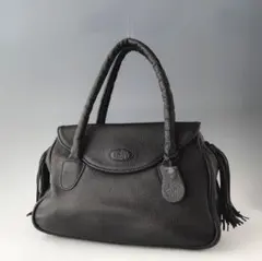 美品✨軽量 IBIZA イビザ シュリンクレザー ハンドバッグ手提げバッグ