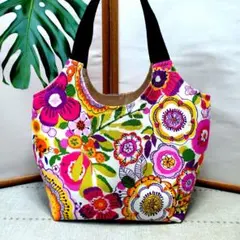 トートバッグ❤️花いっぱい