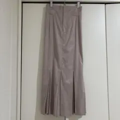 COCO DEAL ハイウエストプリーツデザインマーメイドスカート 訳あり品