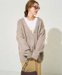 FREAK'S STORE シャギーニットカーディガン