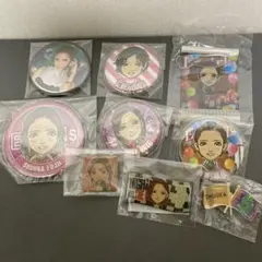 バラ売り⭕️ E-girls 藤井萩花 缶バッジ キーホルダー 9個セット