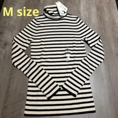 UNIQLO⭐︎エクストラファインメリノリブタートルネック⭐︎ユニクロ⭐︎ボーダー