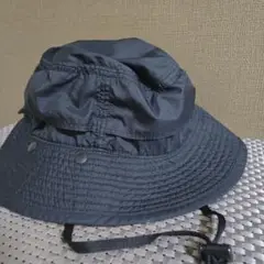 【無印良品】アウトドアハット ブラック 57.5-59cm