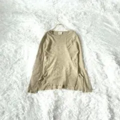 FAGRAS VITA ウール長袖ニットクルーネック38グレー日本製