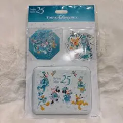 東京ディズニーシー スパークリング ジュビリー　25周年 シールセット 缶付